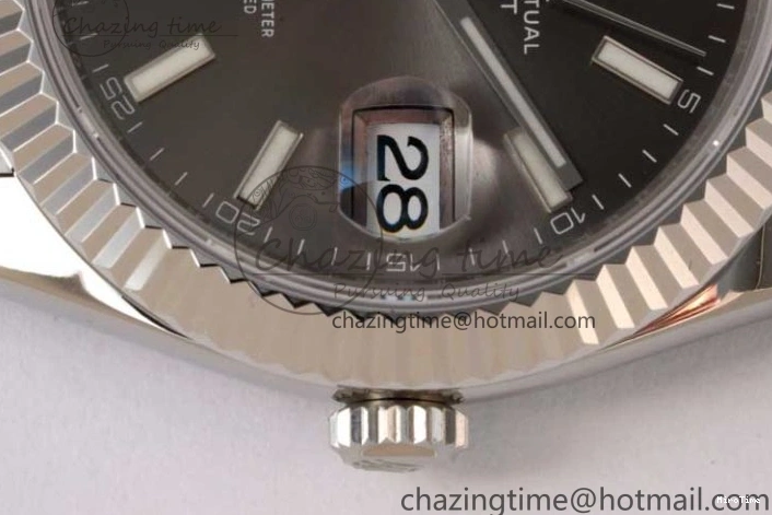 MiroTime 0314 Trendsetting DateJust 41 126334 ZF 1:1 Best Edition 904L Steel Gray Dial Stick Marker on Jubilee Bracelet A 2372